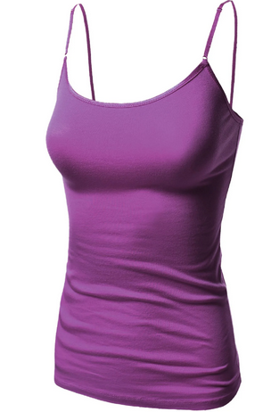 women's cotton stretch tank top